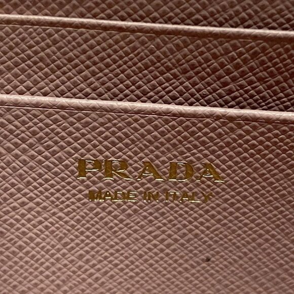 PRADA -Pink Saffiano Shine (leather) Other Style Wallet 795-072225 - Picture 12 of 13